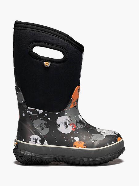 BOGS Boots Deutschland - Classic Moons Winterstiefel Kinder Schwarz Multi DE31420